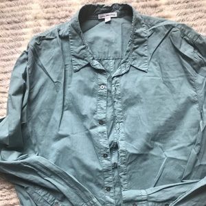 James Perse Lightweight Button Down, Large